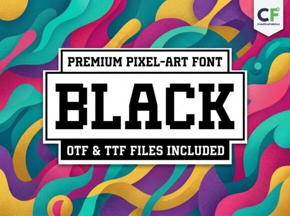 Black: The Retro Gaming Font for Modern Digital Design