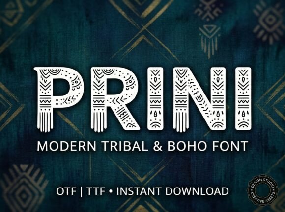 Prini: Command Attention with Decorative Display Typography