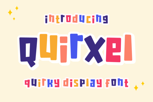 Quirxel: A Playful Font for Bold, Modern Design