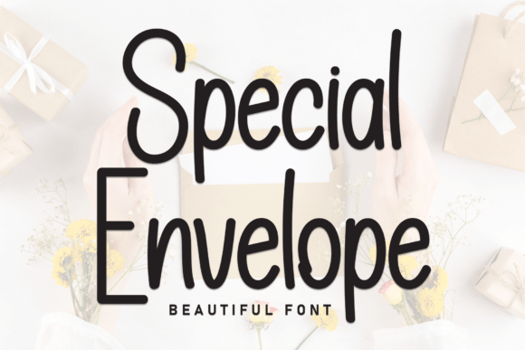 Special Envelope: A Handwritten Font for Charming Design