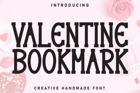 Valentine Bookmark: Elevate Your Designs with Sweet Typography